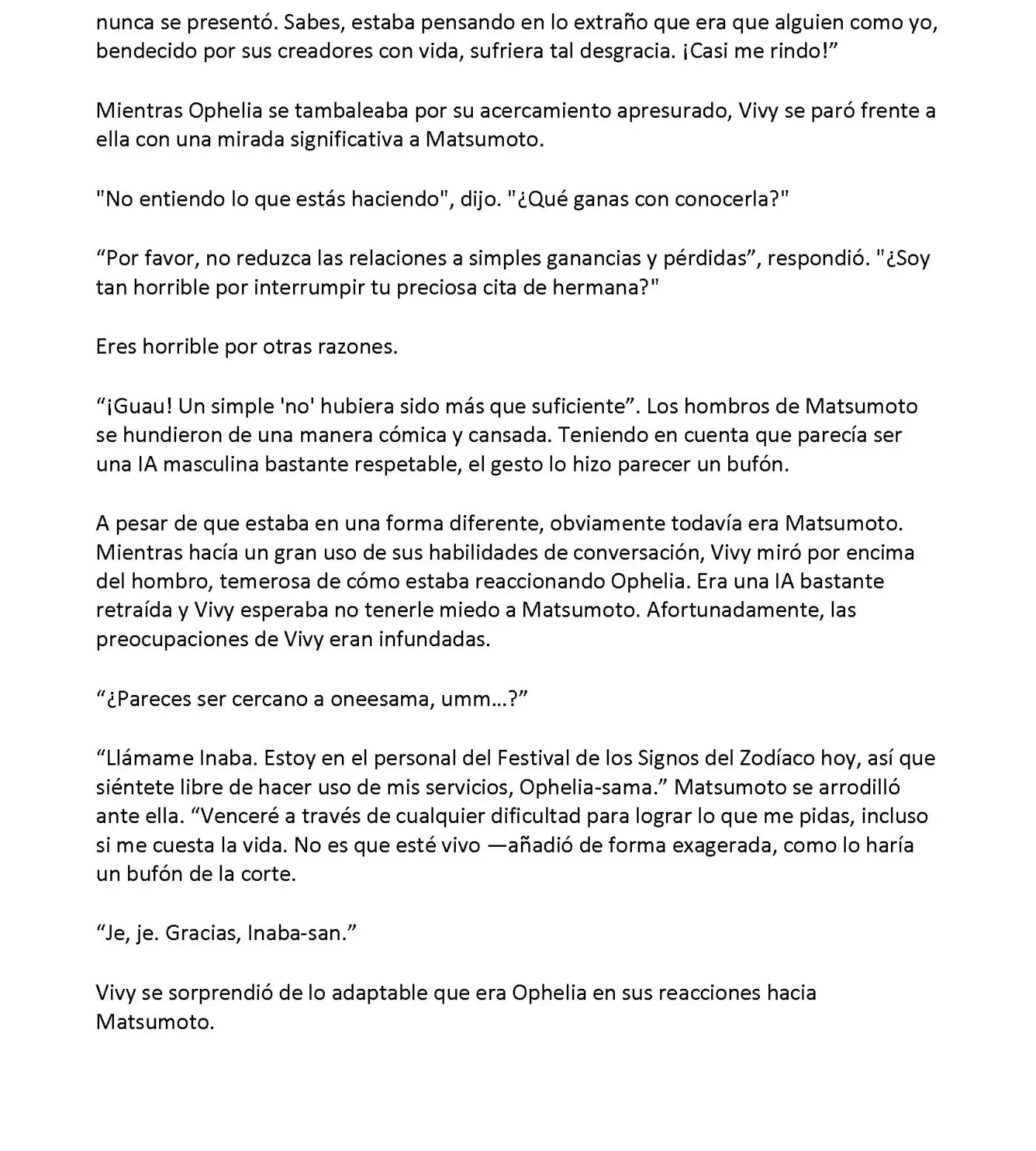 Vivy: Fluorite Eye's Song (Novela) - Capítulo 19.01 - Página 5 - LectorTMOo