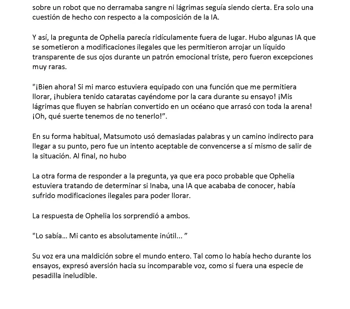 Vivy: Fluorite Eye's Song (Novela) - Capítulo 19.01 - Página 8 - LectorTMOo
