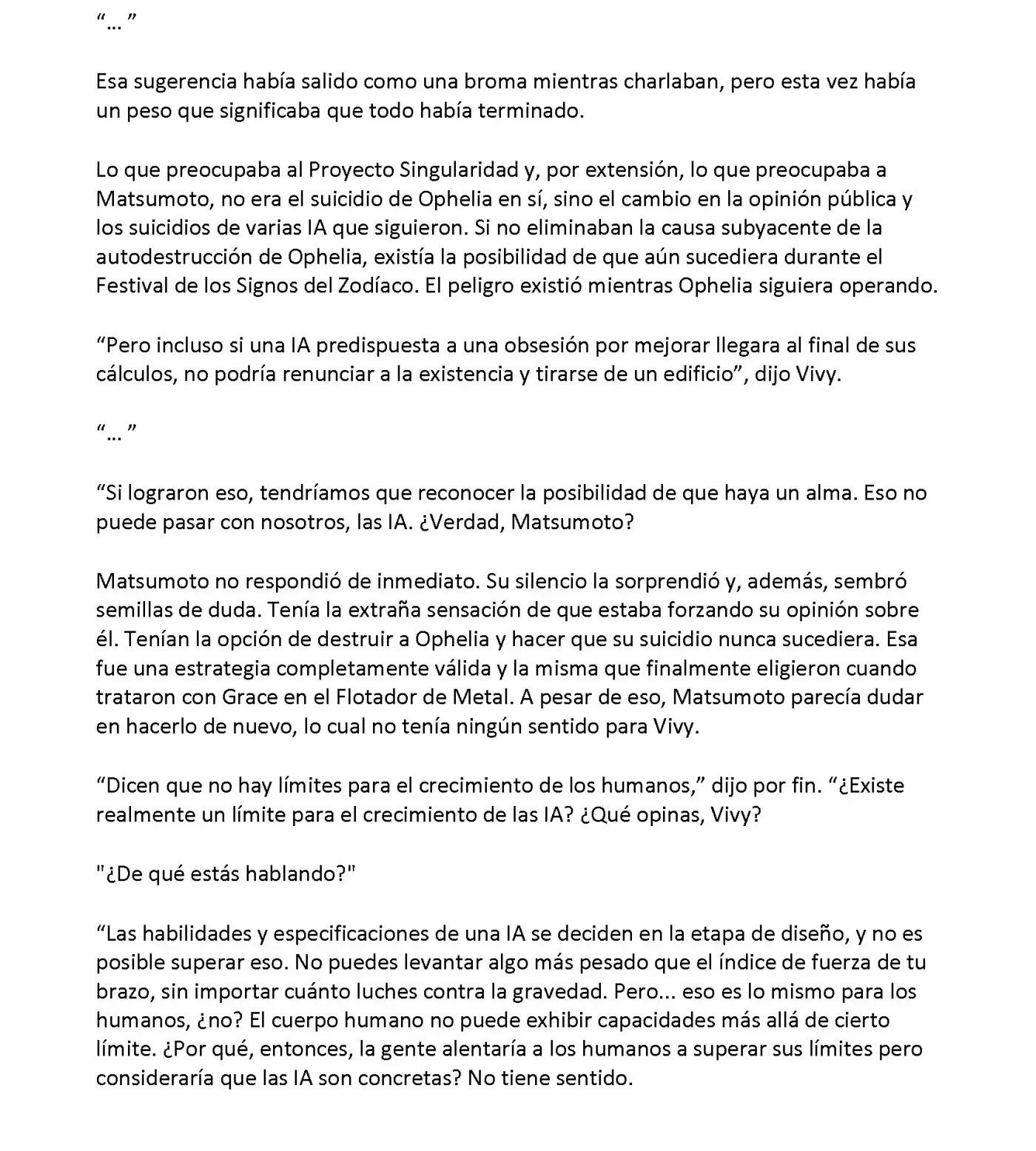 Vivy: Fluorite Eye's Song (Novela) - Capítulo 19.02 - Página 5 - LectorTMOo