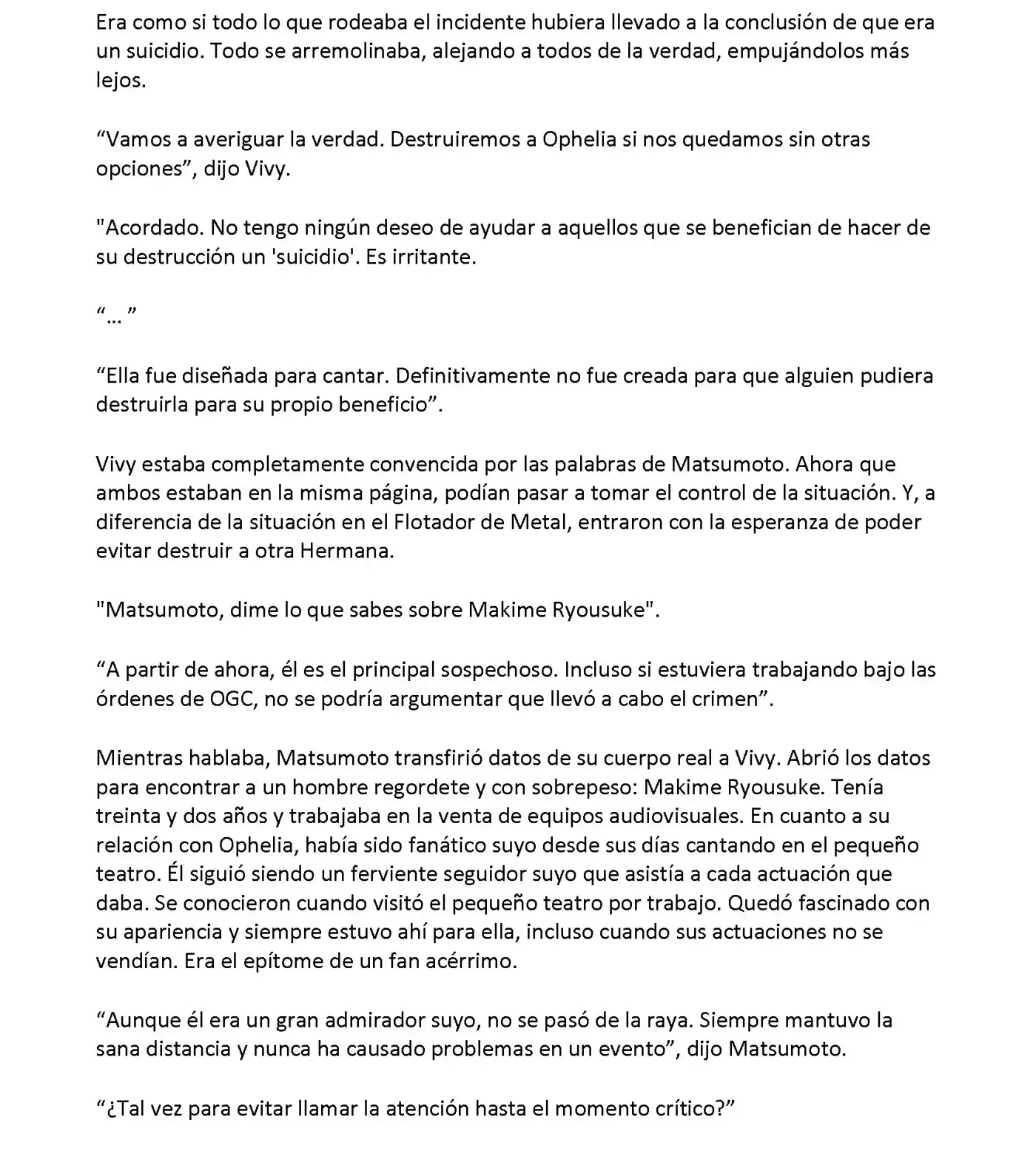 Vivy: Fluorite Eye's Song (Novela) - Capítulo 19.02 - Página 7 - LectorTMOo