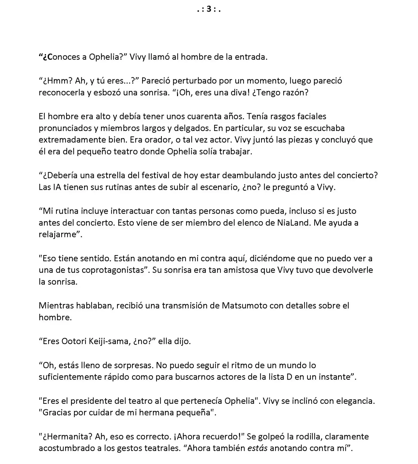 Vivy: Fluorite Eye's Song (Novela) - Capítulo 19.03 - Página 2 - LectorTMOo