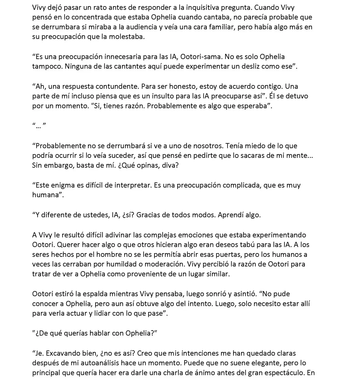 Vivy: Fluorite Eye's Song (Novela) - Capítulo 19.03 - Página 4 - LectorTMOo