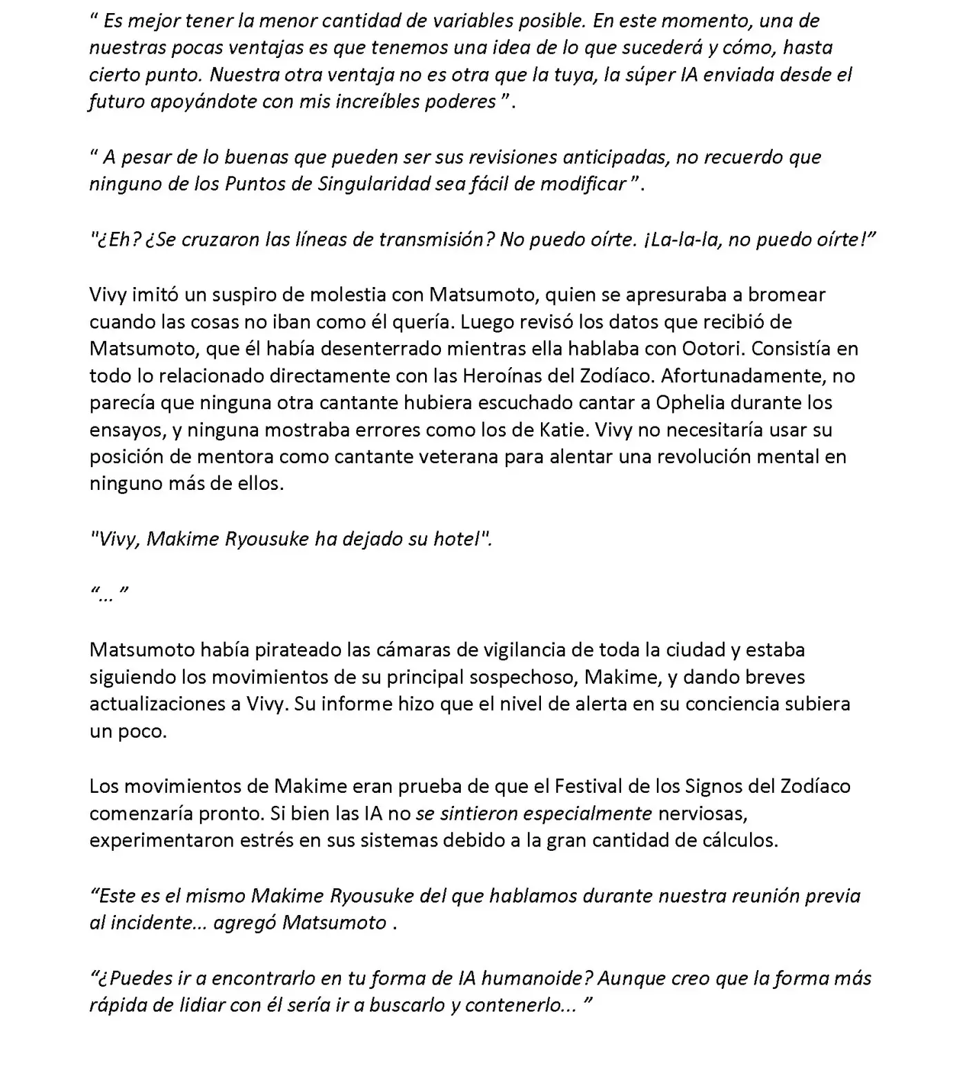 Vivy: Fluorite Eye's Song (Novela) - Capítulo 19.04 - Página 3 - LectorTMOo
