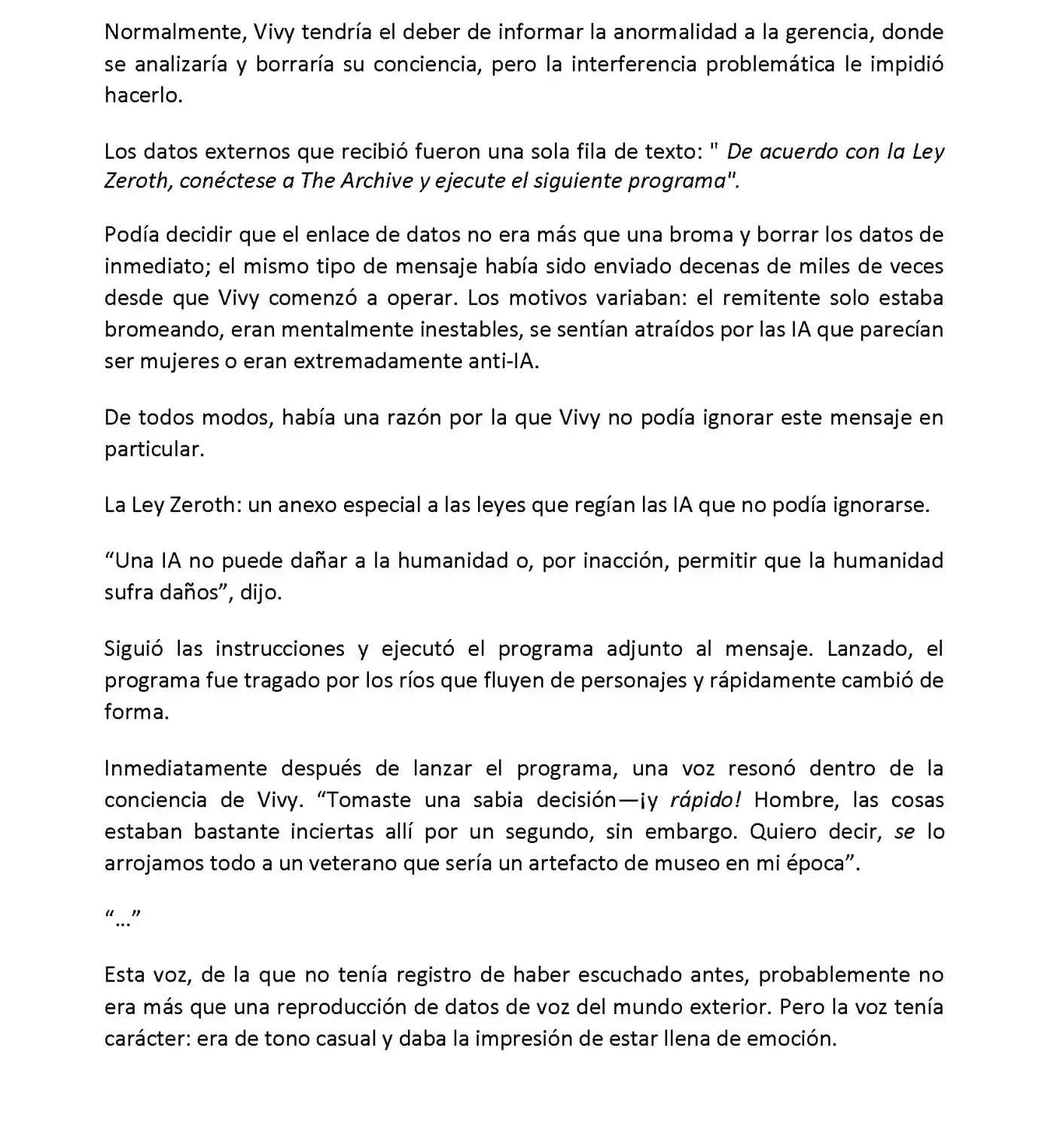 Vivy: Fluorite Eye's Song (Novela) - Capítulo 2.02 - Página 4 - LectorTMOo