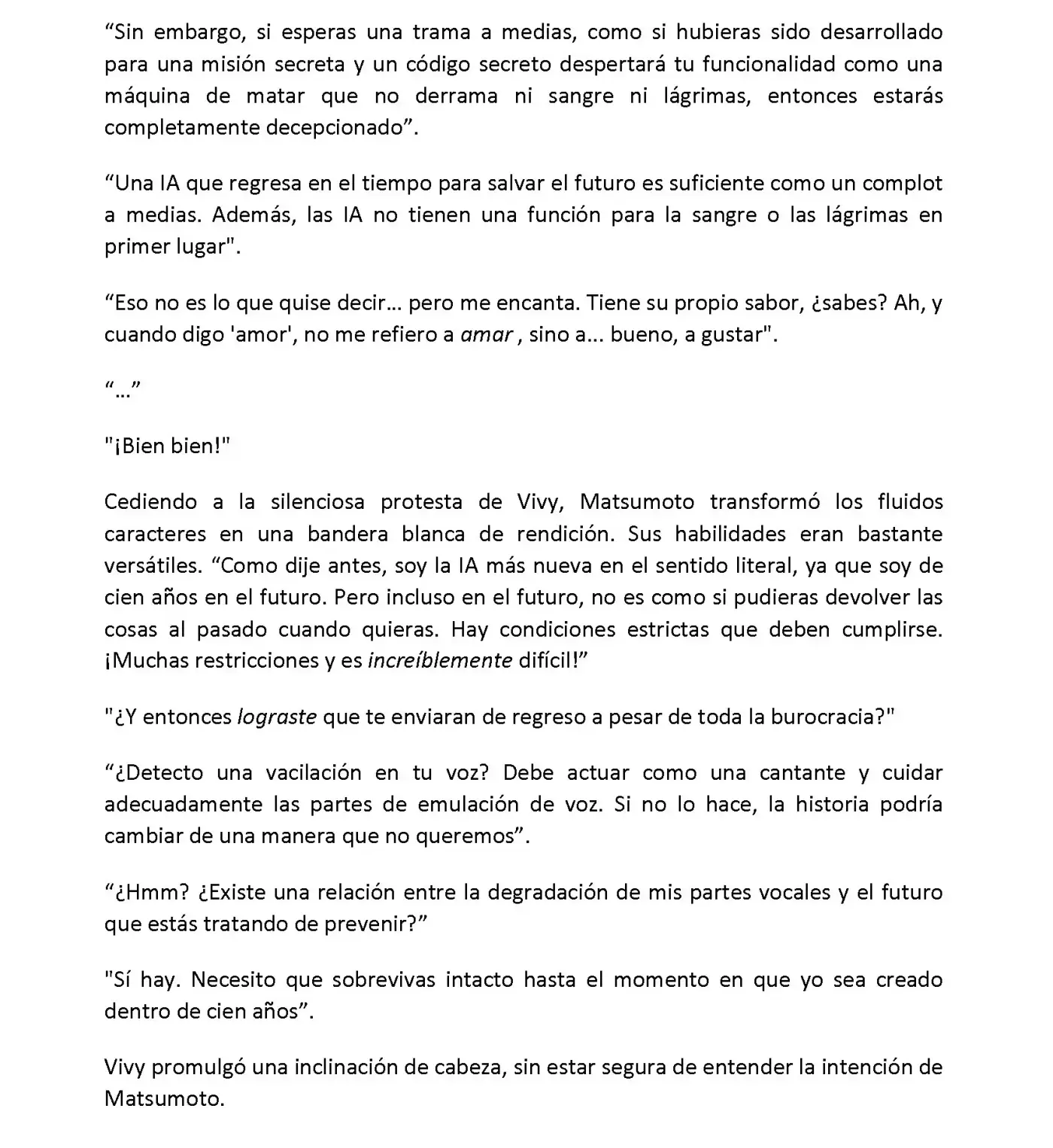 Vivy: Fluorite Eye's Song (Novela) - Capítulo 2.03 - Página 5 - LectorTMOo
