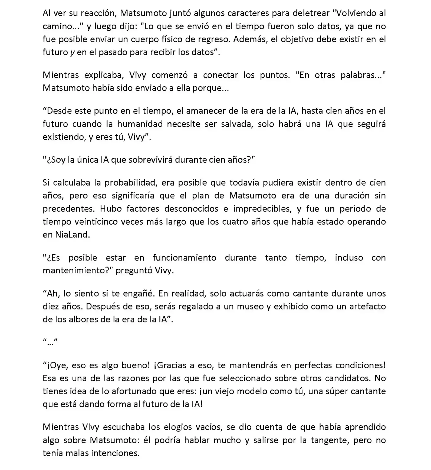 Vivy: Fluorite Eye's Song (Novela) - Capítulo 2.03 - Página 6 - LectorTMOo