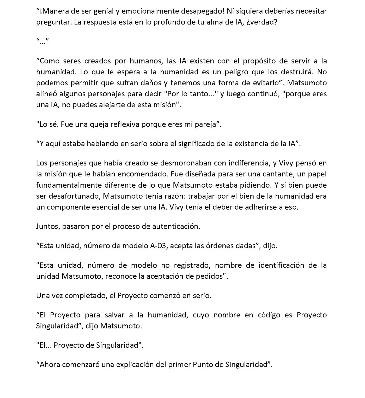 Vivy: Fluorite Eye's Song (Novela) - Capítulo 2.03 - Página 8 - LectorTMOo