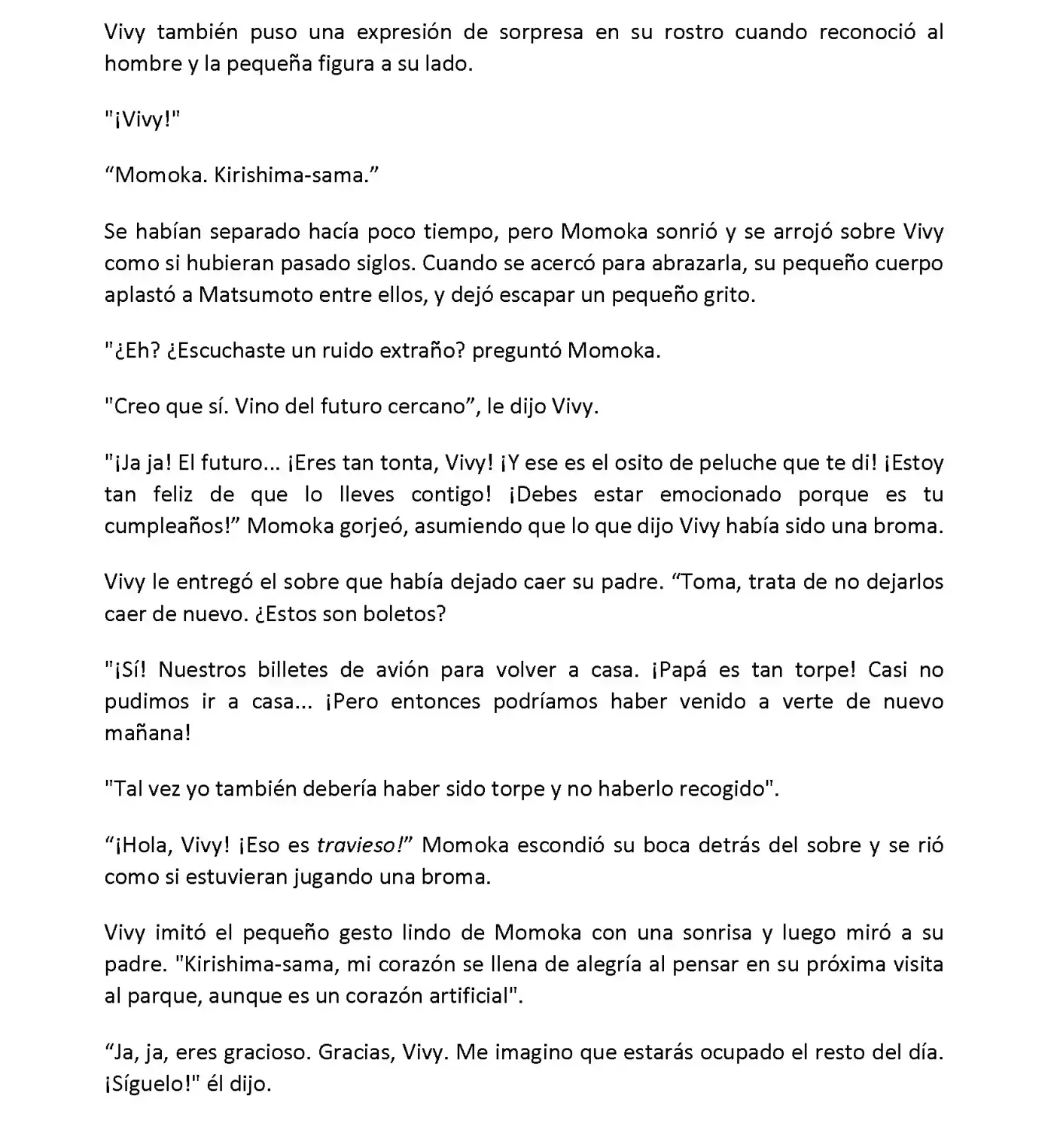 Vivy: Fluorite Eye's Song (Novela) - Capítulo 2.04 - Página 5 - LectorTMOo