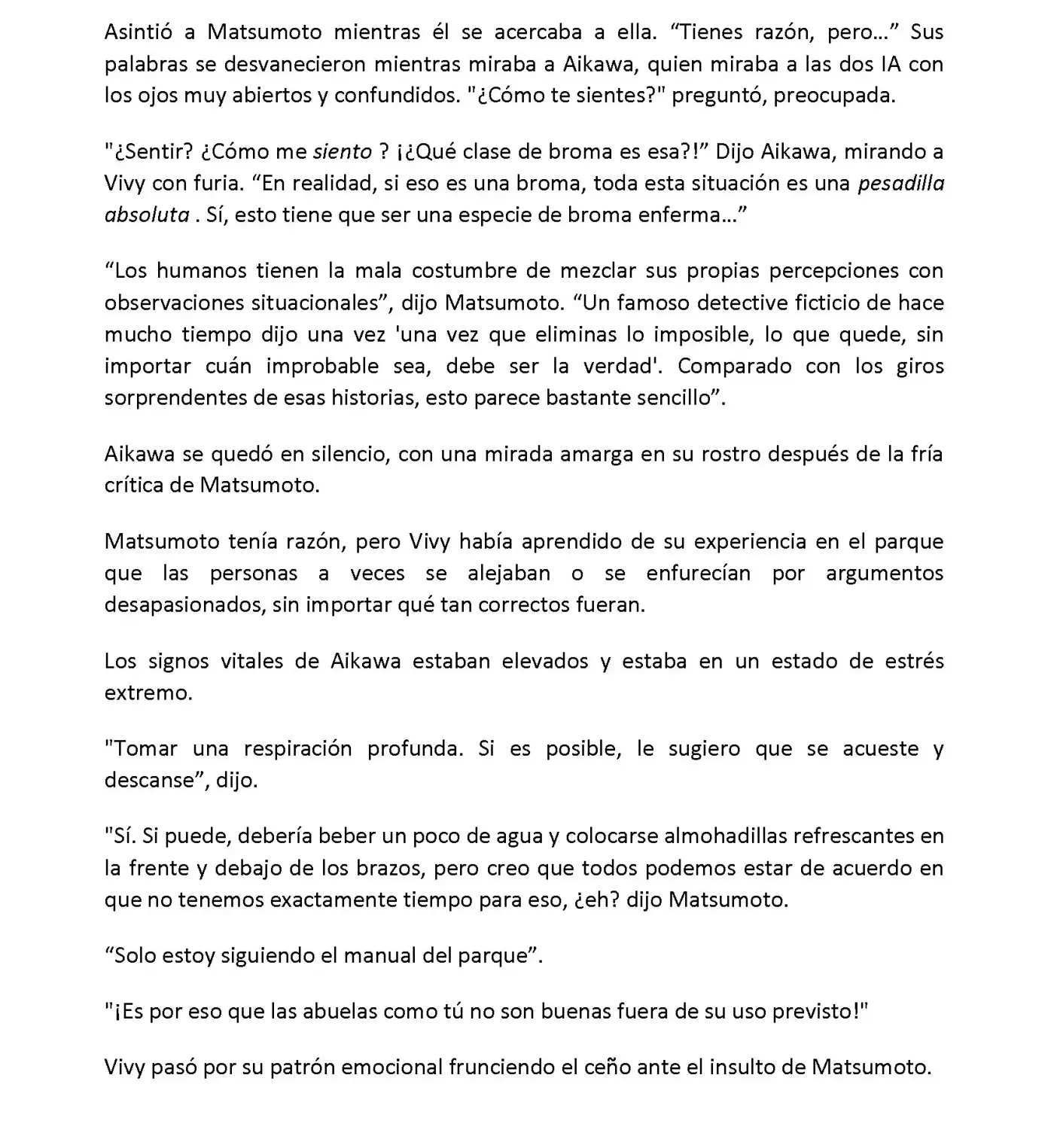Vivy: Fluorite Eye's Song (Novela) - Capítulo 2.06 - Página 5 - LectorTMOo