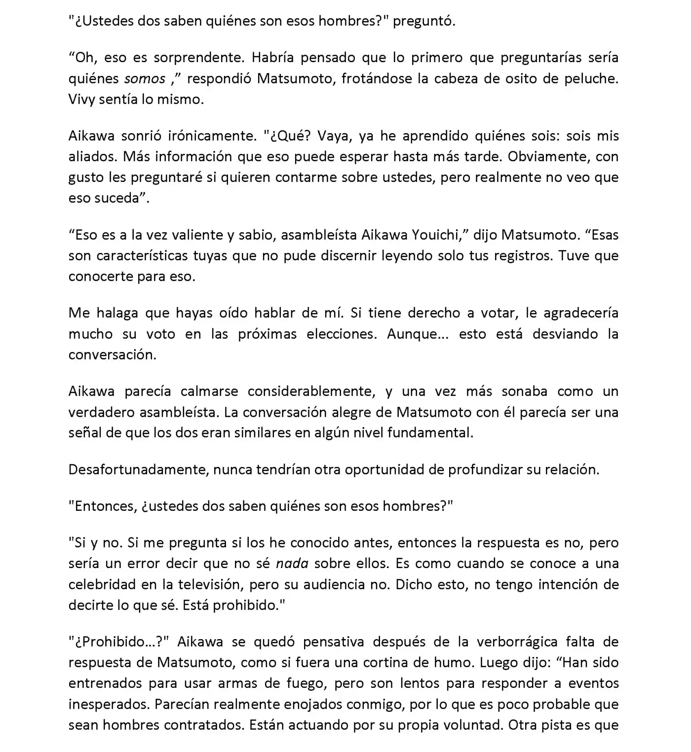 Vivy: Fluorite Eye's Song (Novela) - Capítulo 2.06 - Página 8 - LectorTMOo