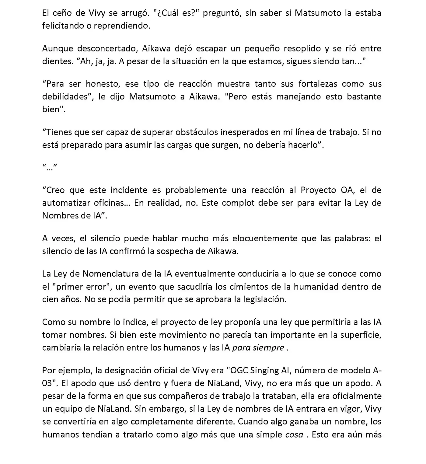Vivy: Fluorite Eye's Song (Novela) - Capítulo 2.061 - Página 2 - LectorTMOo