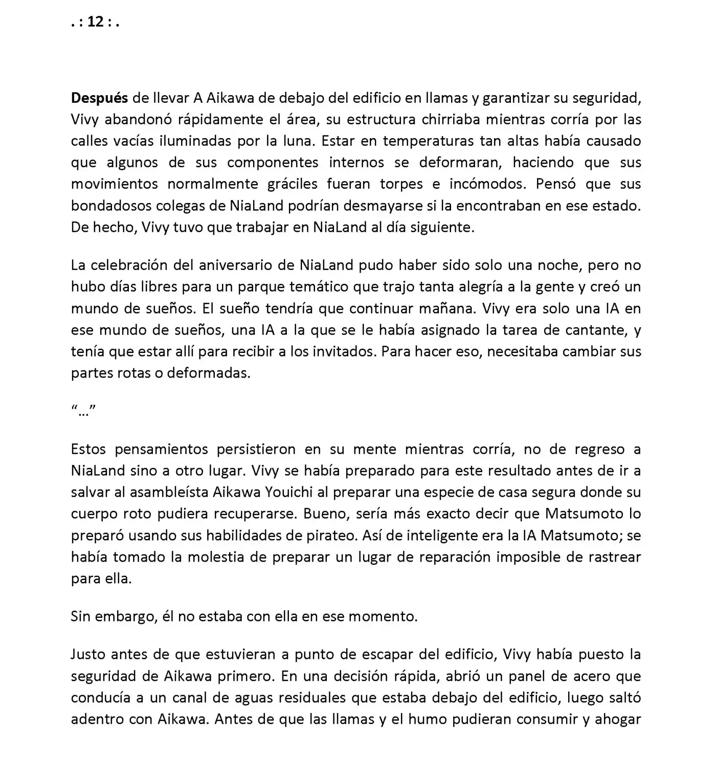 Vivy: Fluorite Eye's Song (Novela) - Capítulo 2.12 - Página 2 - LectorTMOo