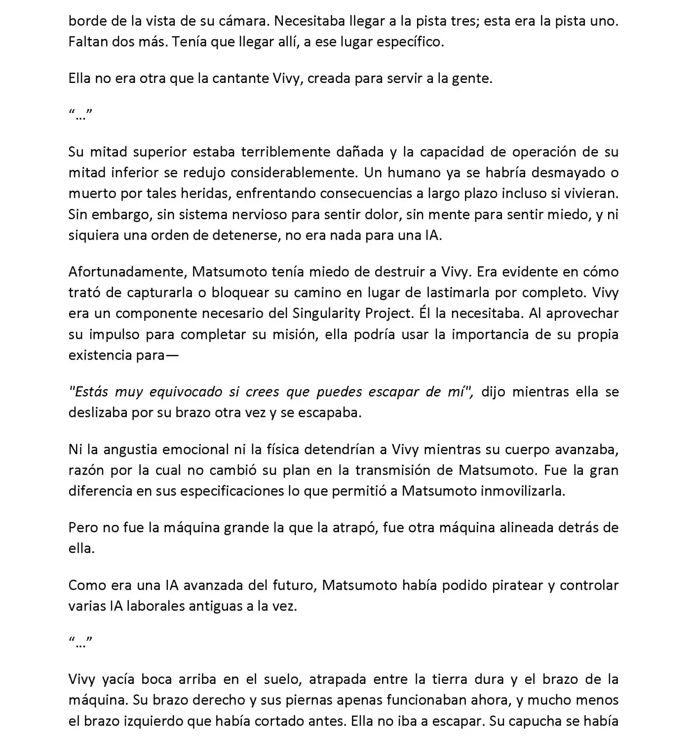 Vivy: Fluorite Eye's Song (Novela) - Capítulo 2.12 - Página 7 - LectorTMOo