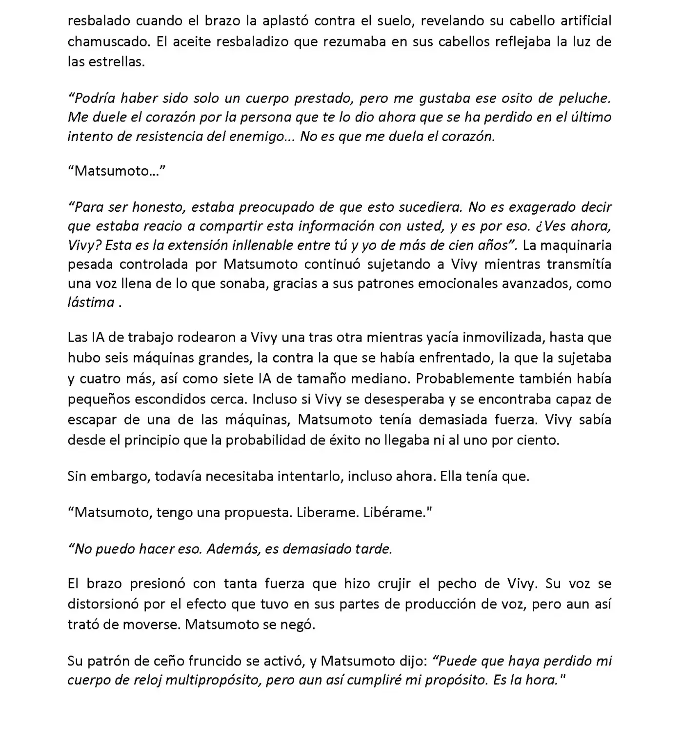 Vivy: Fluorite Eye's Song (Novela) - Capítulo 2.12 - Página 8 - LectorTMOo