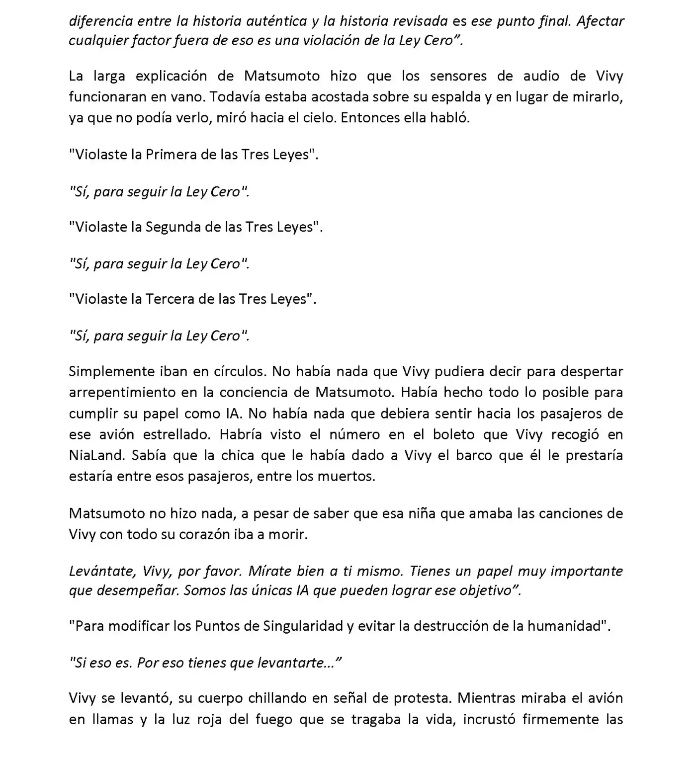 Vivy: Fluorite Eye's Song (Novela) - Capítulo 2.14 - Página 5 - LectorTMOo