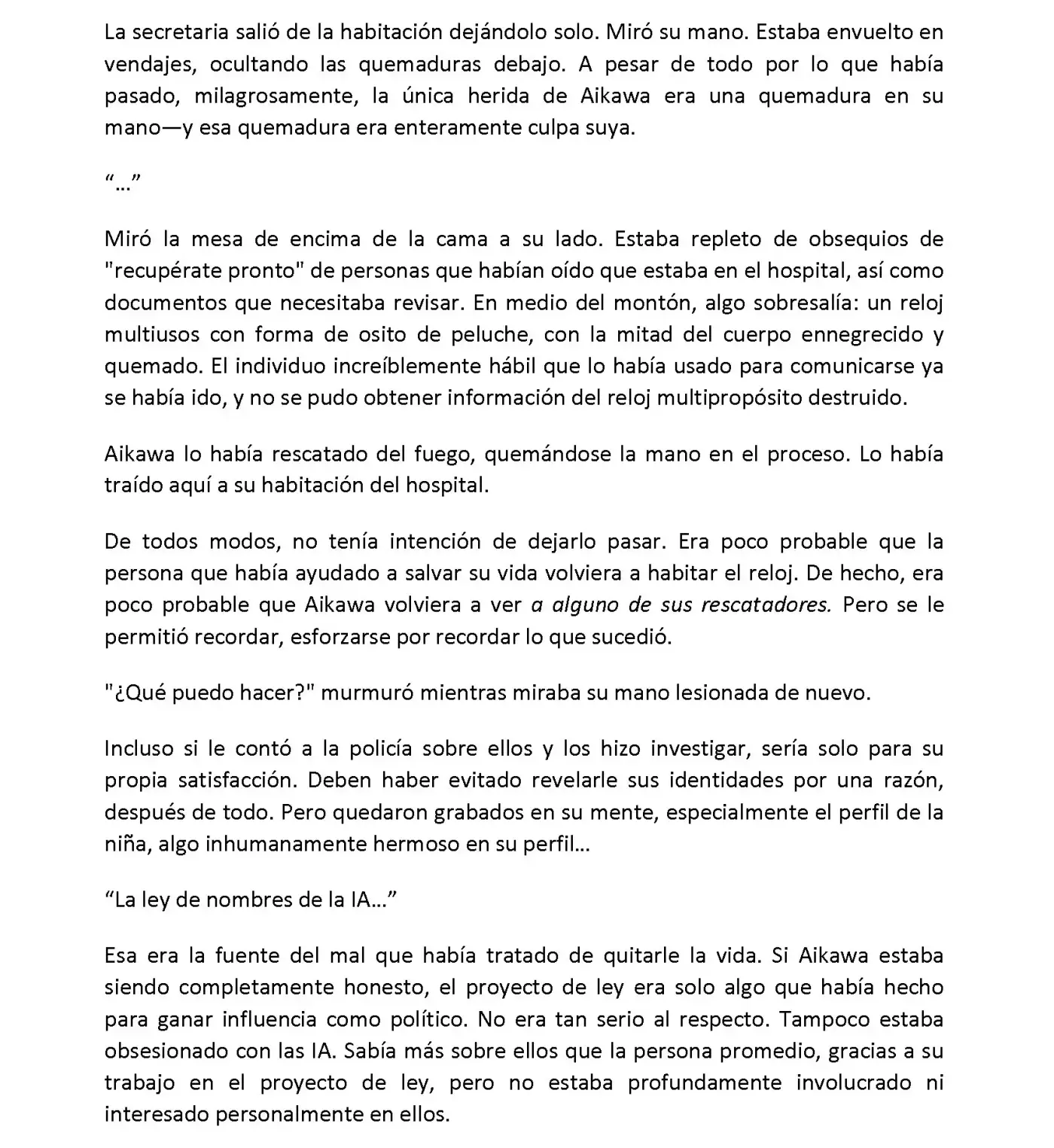 Vivy: Fluorite Eye's Song (Novela) - Capítulo 2.15 - Página 3 - LectorTMOo