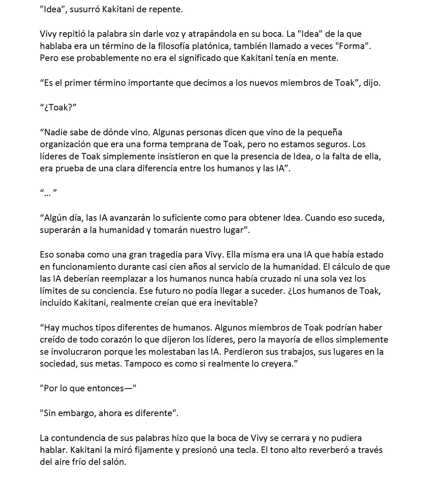 Vivy: Fluorite Eye's Song (Novela) - Capítulo 21.03 - Página 5 - LectorTMOo