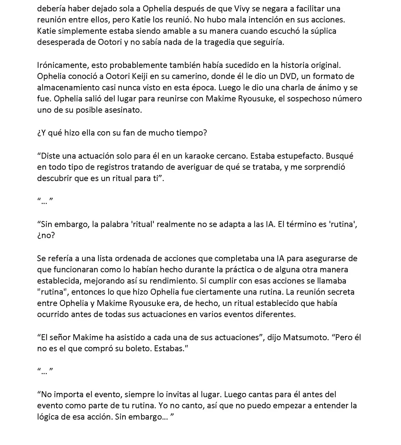 Vivy: Fluorite Eye's Song (Novela) - Capítulo 21.04 - Página 6 - LectorTMOo