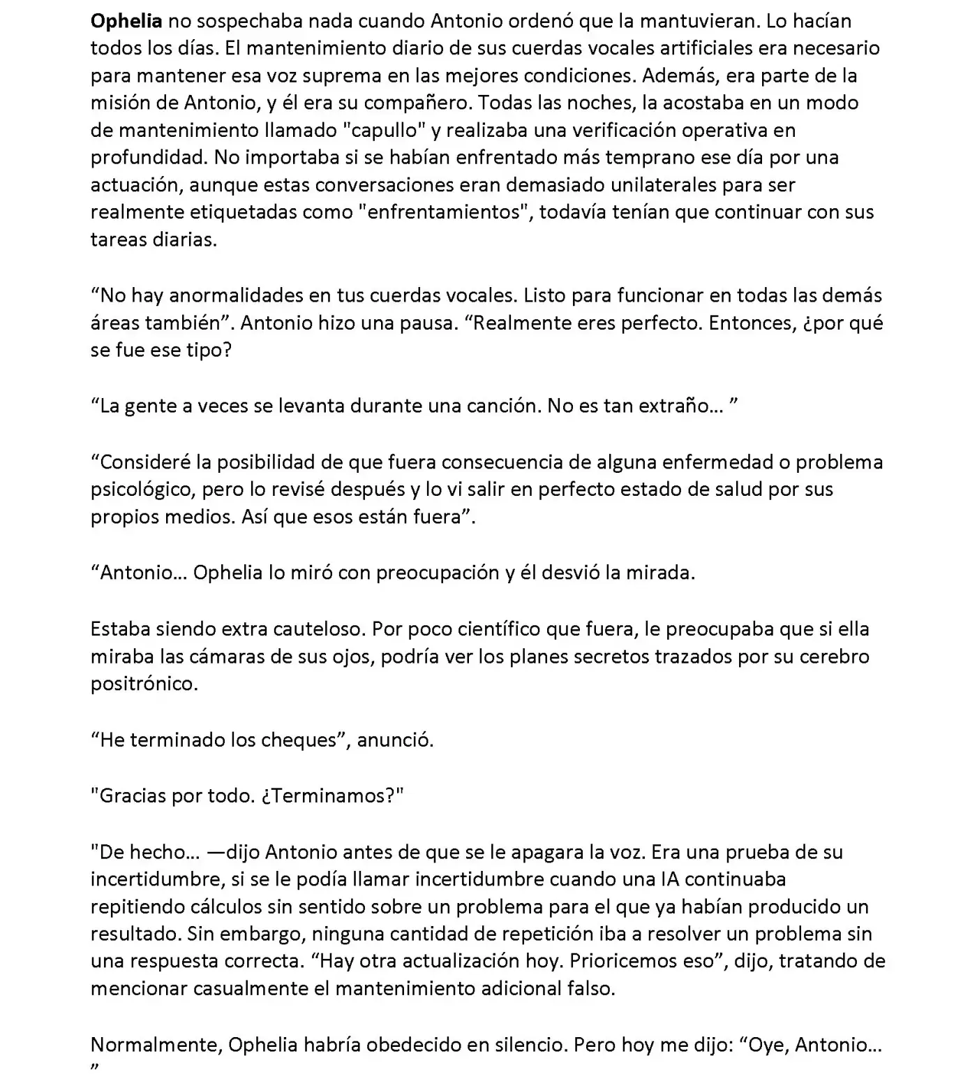 Vivy: Fluorite Eye's Song (Novela) - Capítulo 22.04 - Página 3 - LectorTMOo
