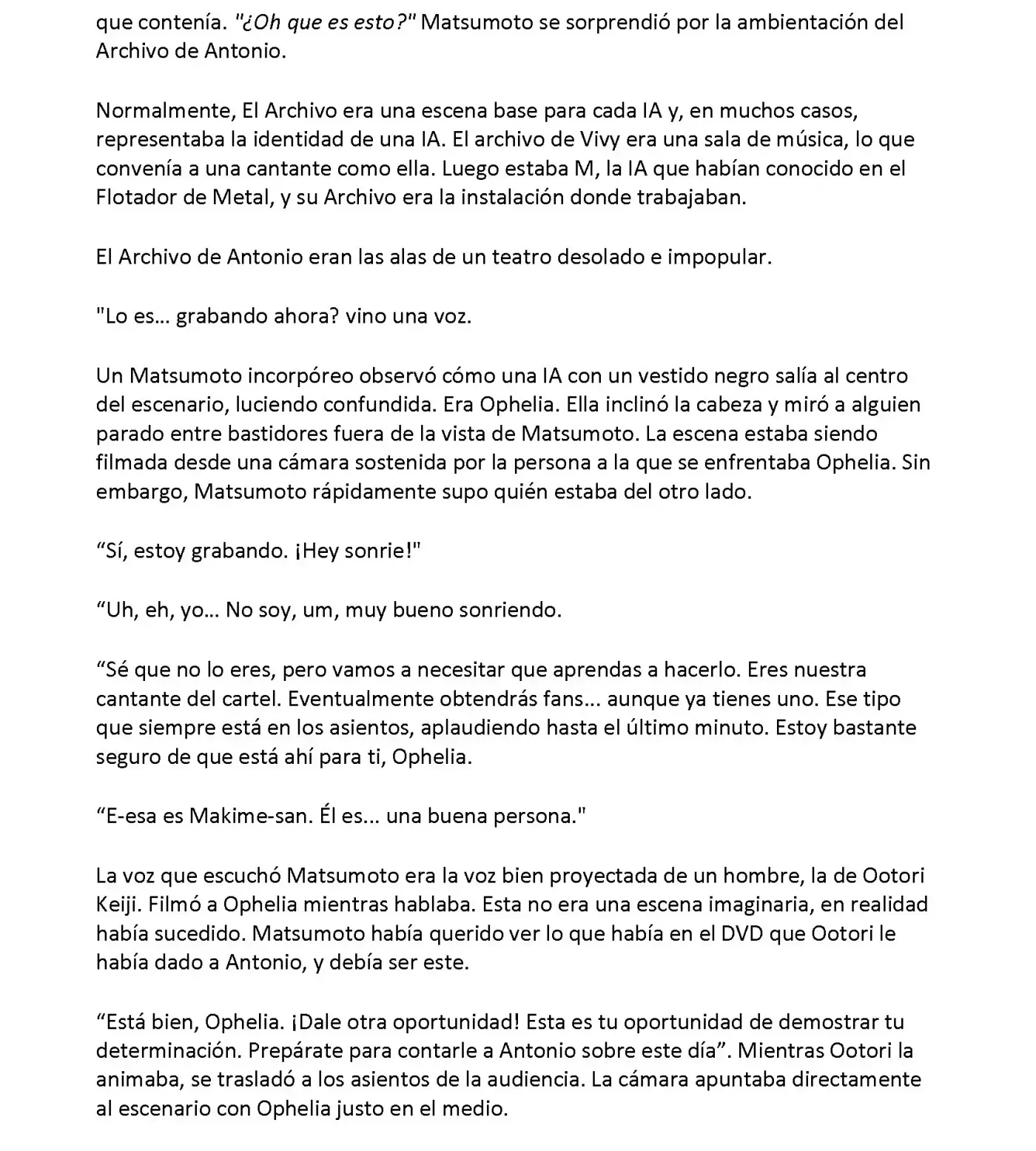 Vivy: Fluorite Eye's Song (Novela) - Capítulo 23.02 - Página 5 - LectorTMOo