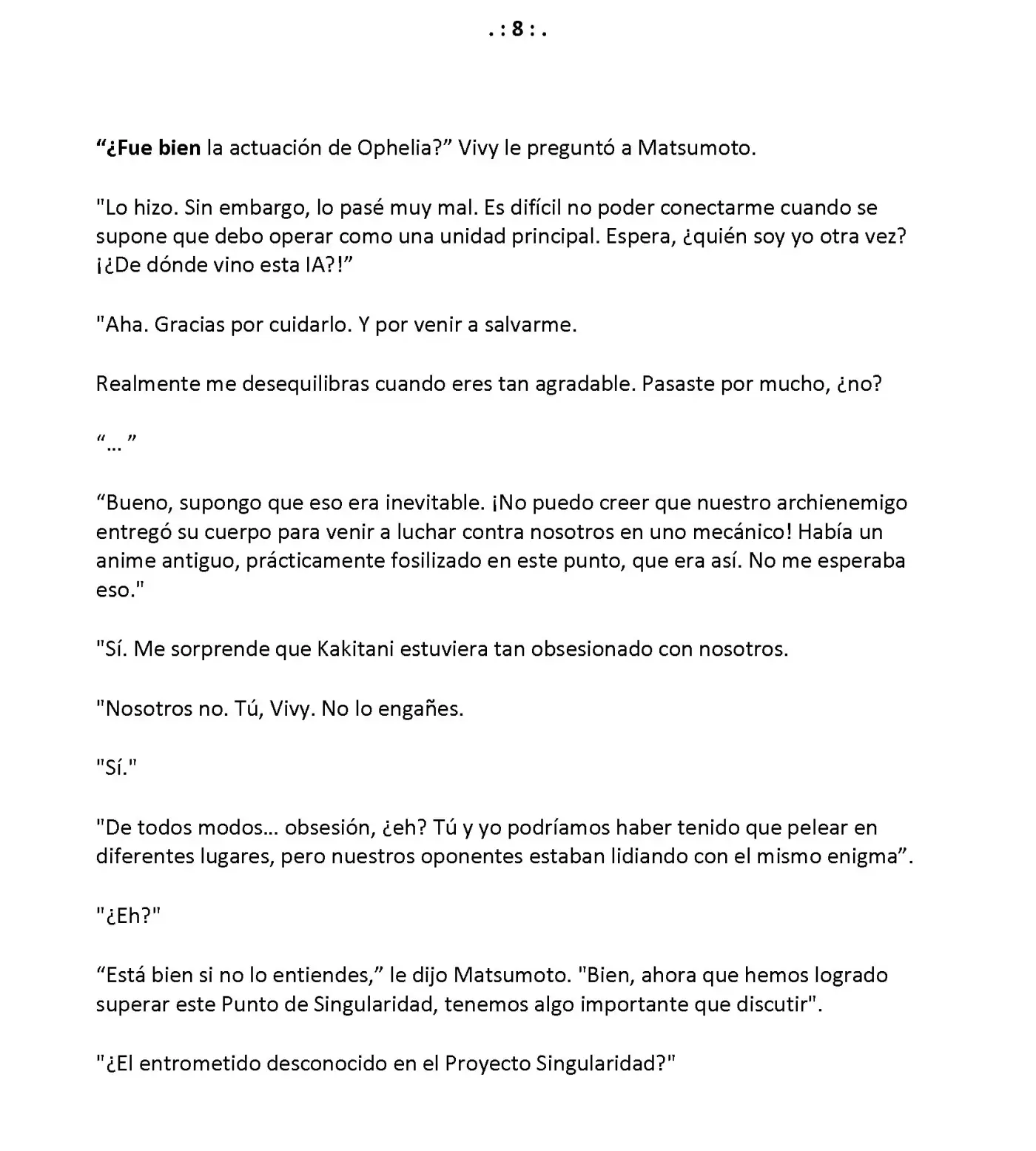 Vivy: Fluorite Eye's Song (Novela) - Capítulo 23.08 - Página 3 - LectorTMOo