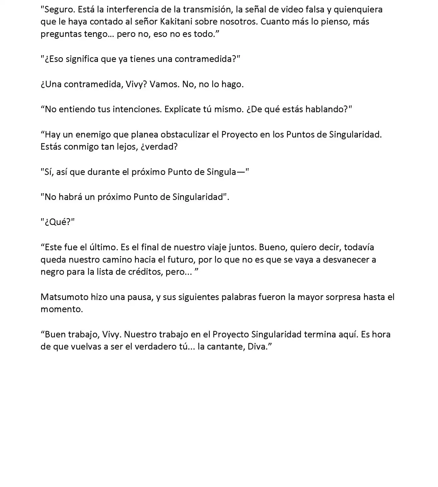 Vivy: Fluorite Eye's Song (Novela) - Capítulo 23.08 - Página 4 - LectorTMOo