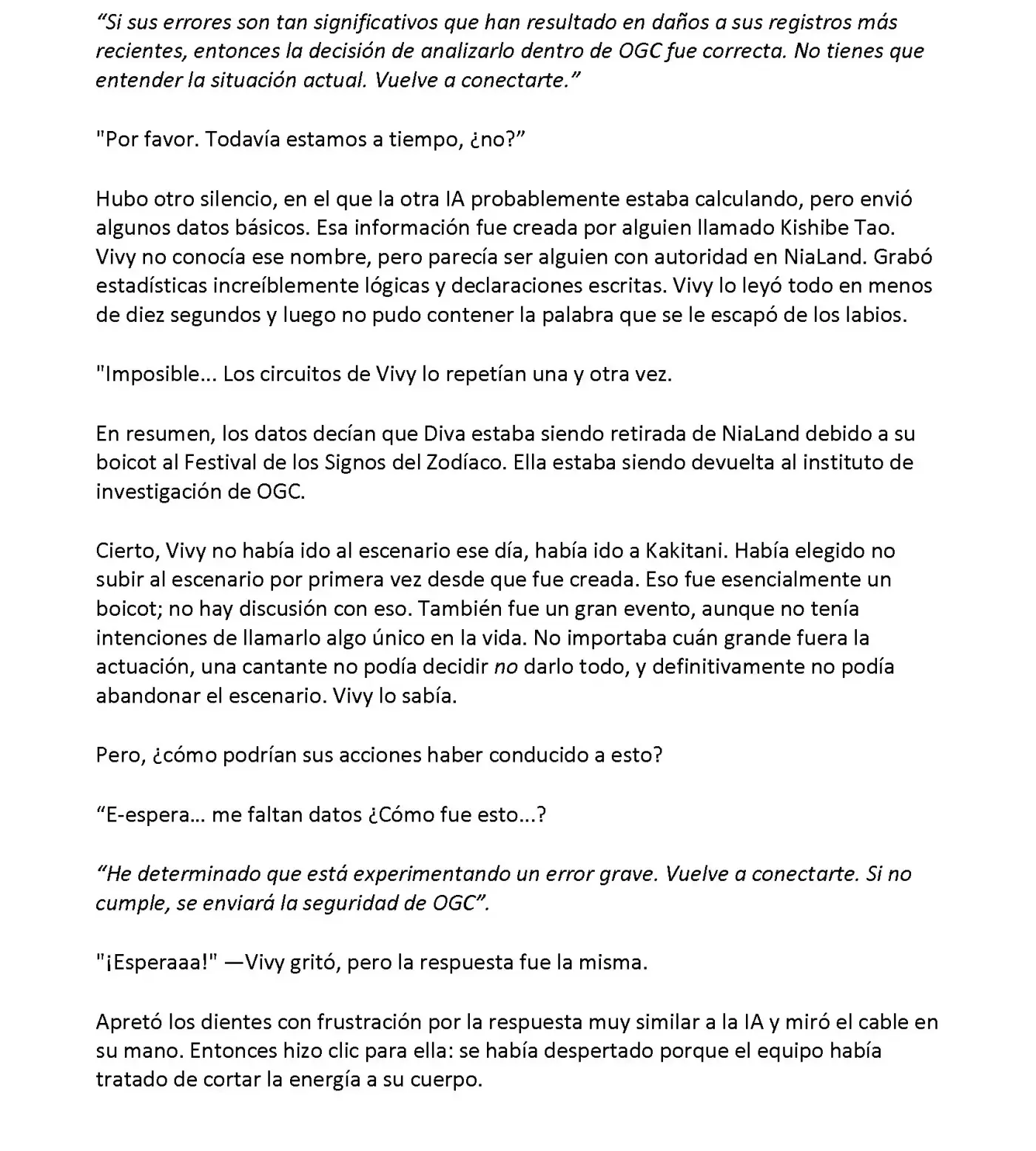 Vivy: Fluorite Eye's Song (Novela) - Capítulo 24.03 - Página 5 - LectorTMOo