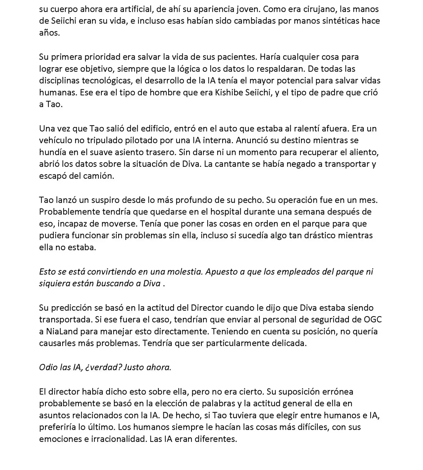 Vivy: Fluorite Eye's Song (Novela) - Capítulo 24.04 - Página 10 - LectorTMOo