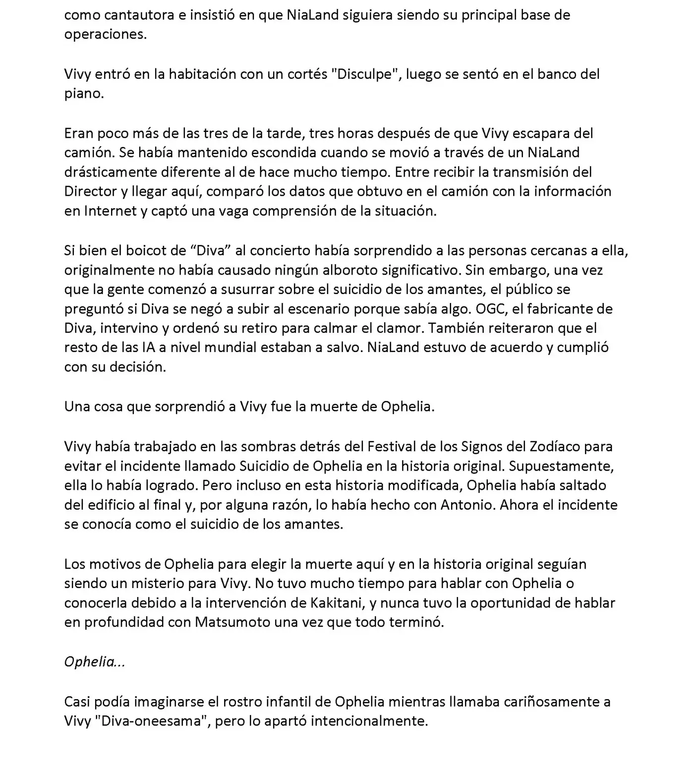 Vivy: Fluorite Eye's Song (Novela) - Capítulo 25.04 - Página 4 - LectorTMOo