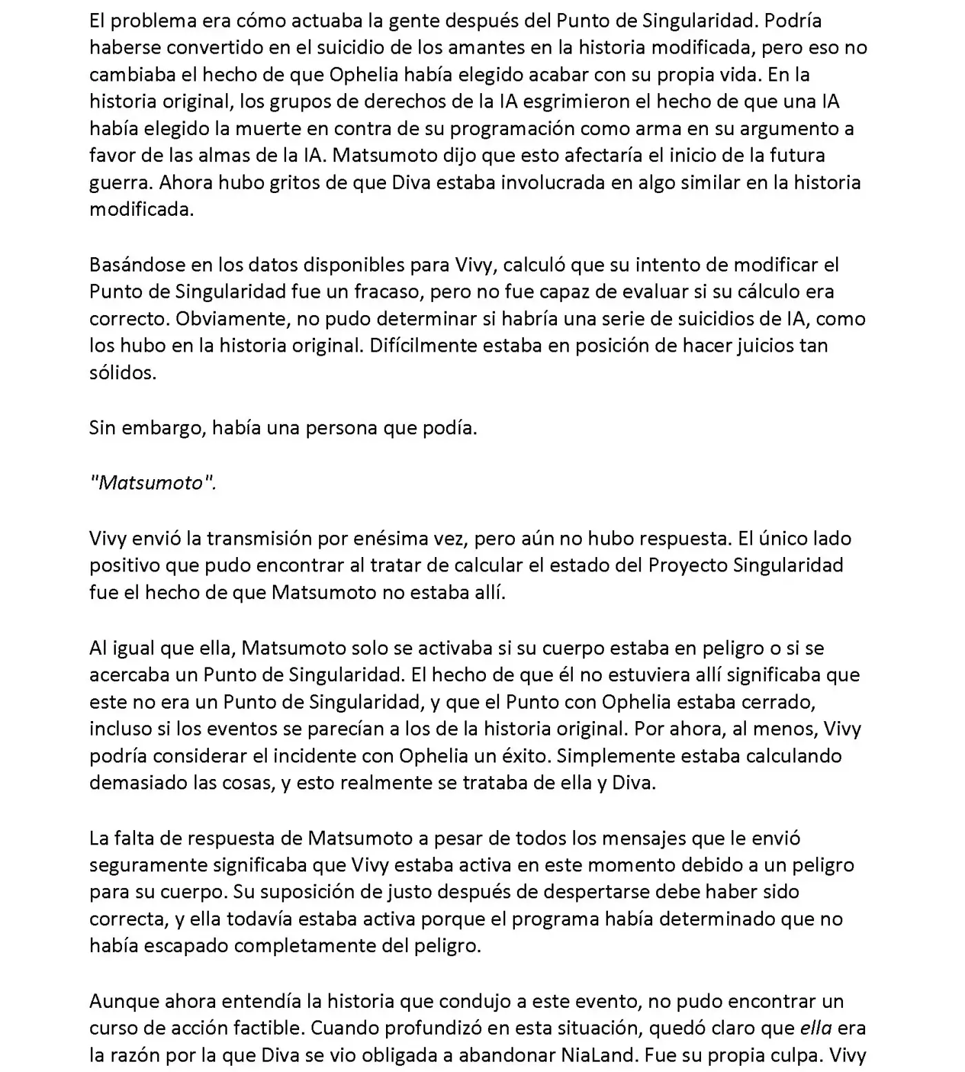 Vivy: Fluorite Eye's Song (Novela) - Capítulo 25.04 - Página 5 - LectorTMOo