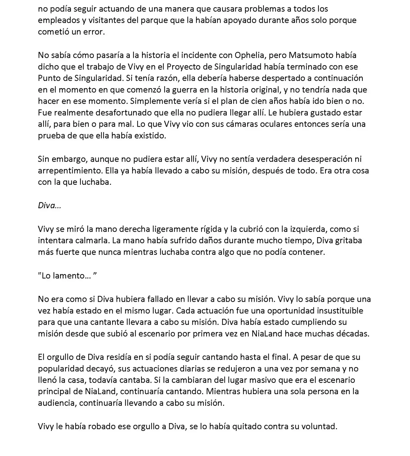 Vivy: Fluorite Eye's Song (Novela) - Capítulo 25.04 - Página 6 - LectorTMOo