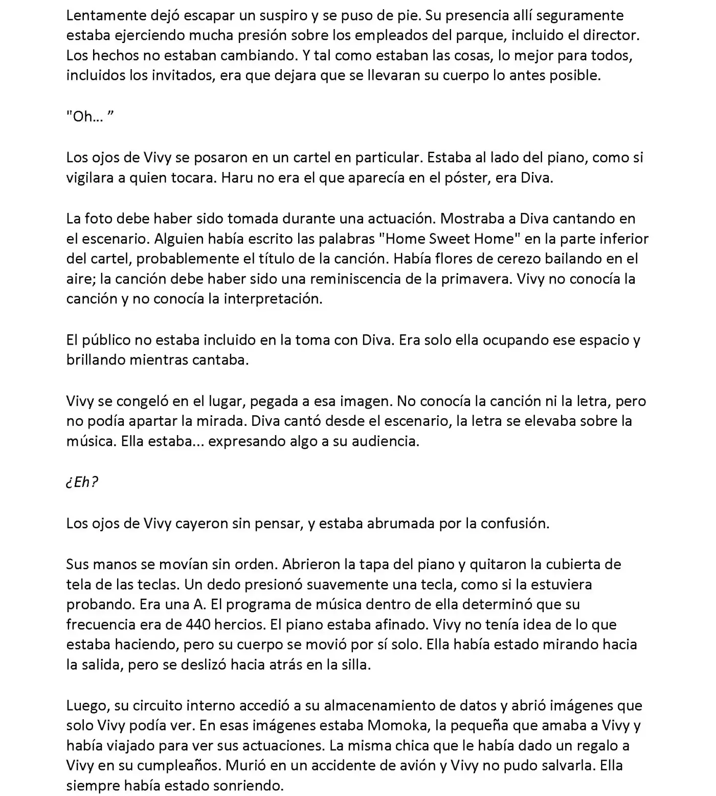 Vivy: Fluorite Eye's Song (Novela) - Capítulo 25.04 - Página 8 - LectorTMOo