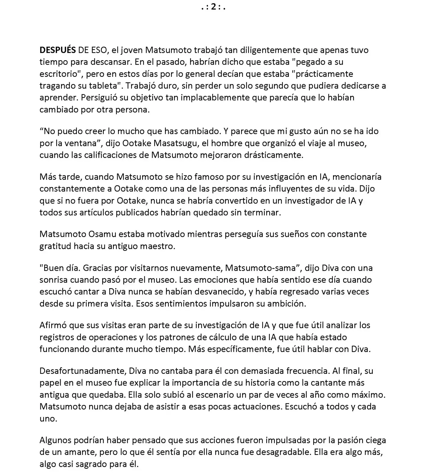 Vivy: Fluorite Eye's Song (Novela) - Capítulo 28.02 - Página 2 - LectorTMOo