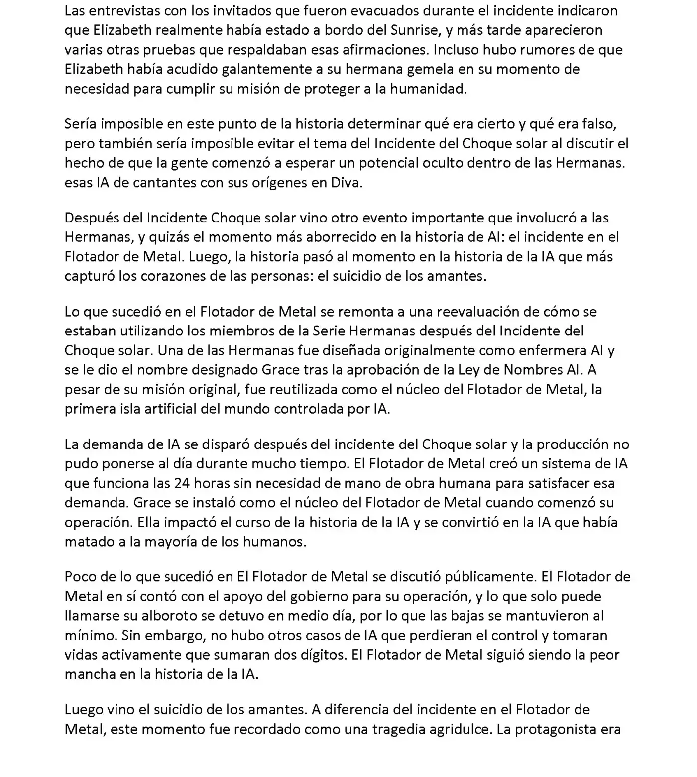 Vivy: Fluorite Eye's Song (Novela) - Capítulo 28.05 - Página 6 - LectorTMOo