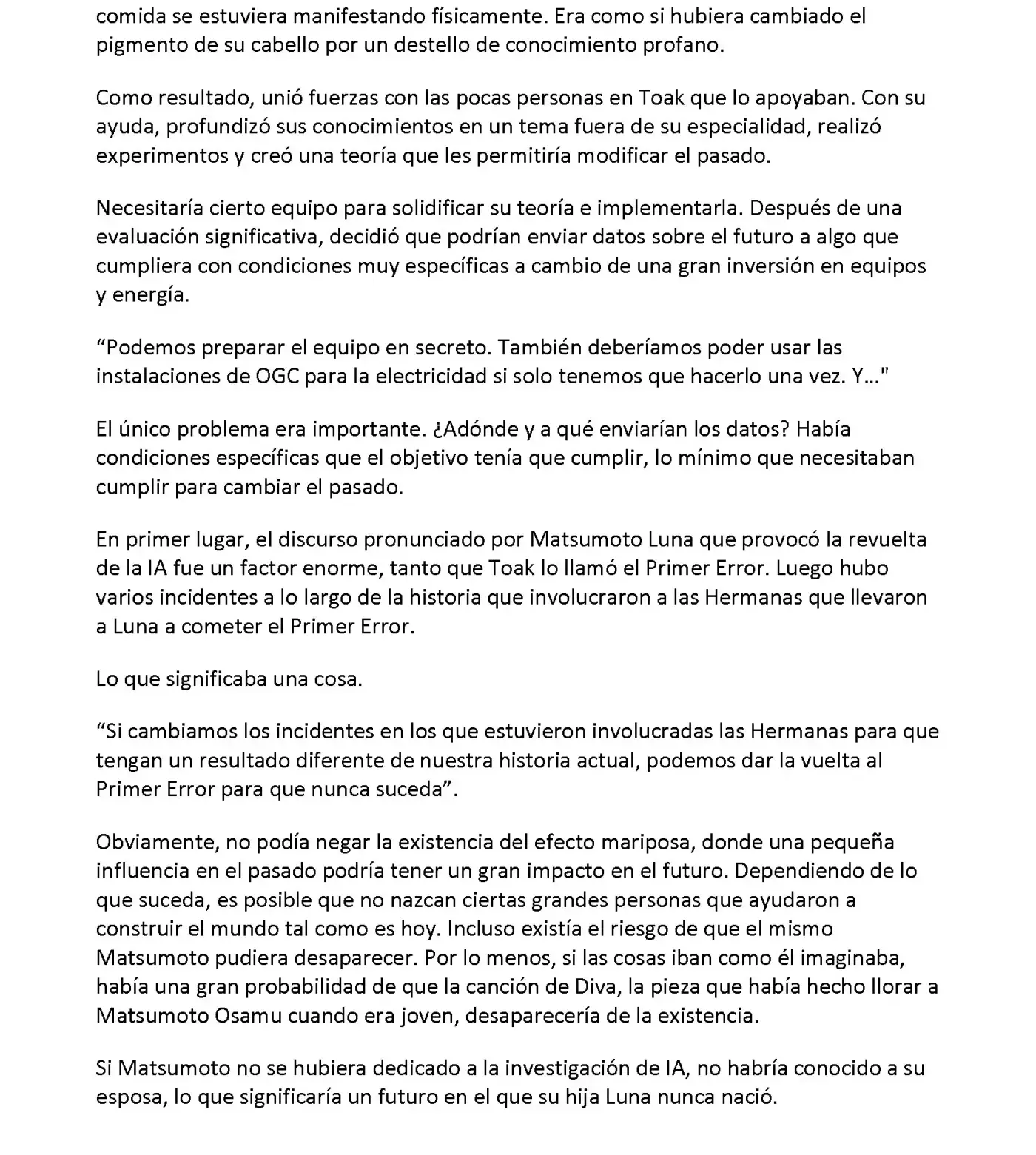 Vivy: Fluorite Eye's Song (Novela) - Capítulo 28.08 - Página 3 - LectorTMOo