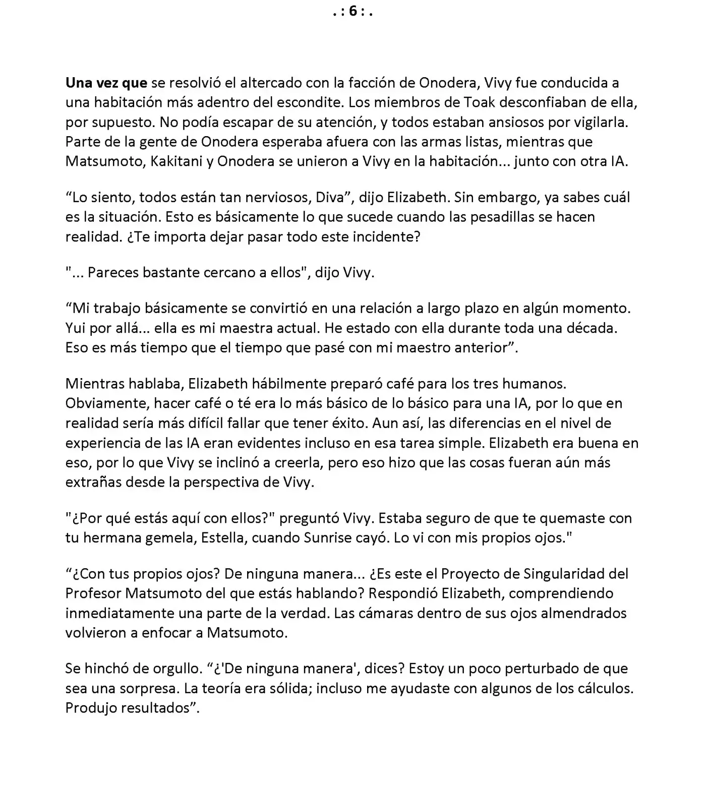 Vivy: Fluorite Eye's Song (Novela) - Capítulo 29.06 - Página 2 - LectorTMOo