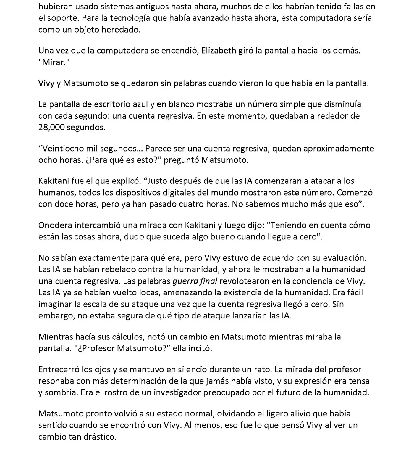 Vivy: Fluorite Eye's Song (Novela) - Capítulo 29.06 - Página 6 - LectorTMOo