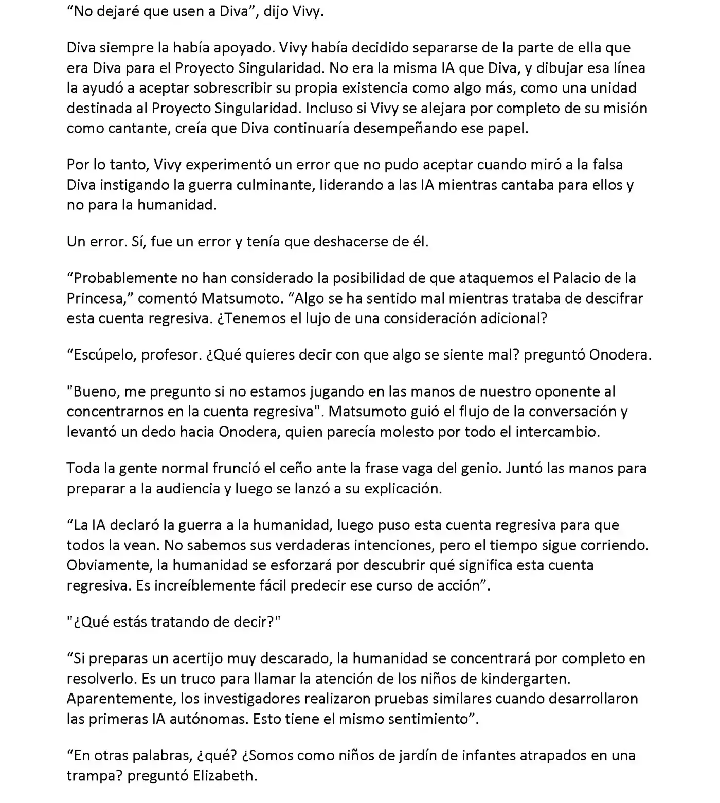 Vivy: Fluorite Eye's Song (Novela) - Capítulo 30.02 - Página 8 - LectorTMOo