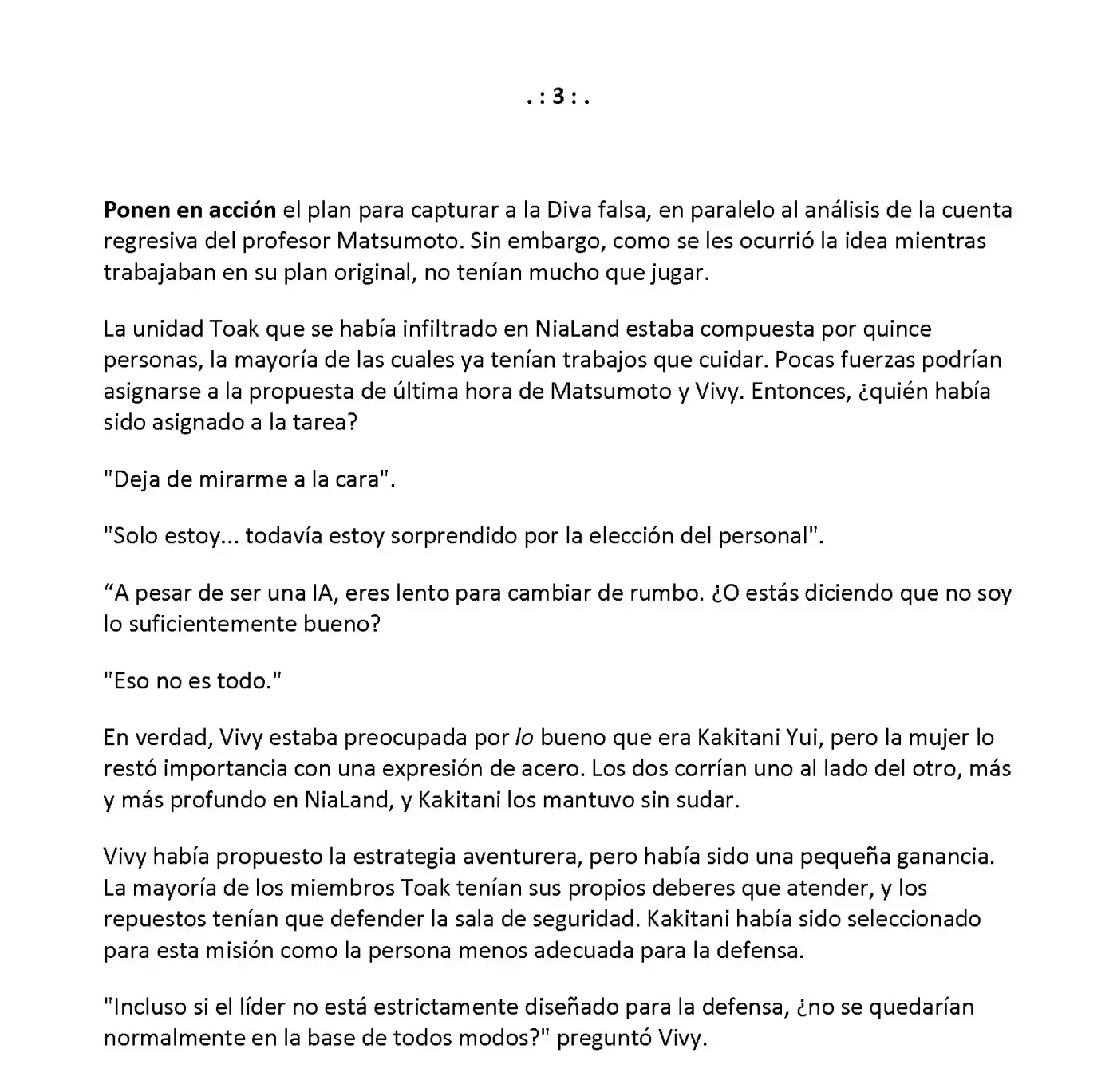 Vivy: Fluorite Eye's Song (Novela) - Capítulo 30.03 - Página 2 - LectorTMOo