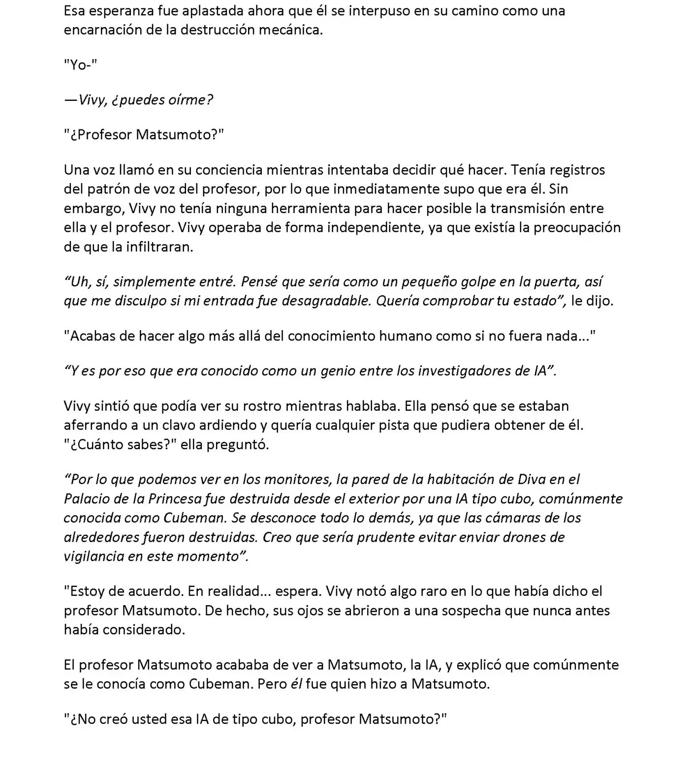 Vivy: Fluorite Eye's Song (Novela) - Capítulo 31.02 - Página 4 - LectorTMOo