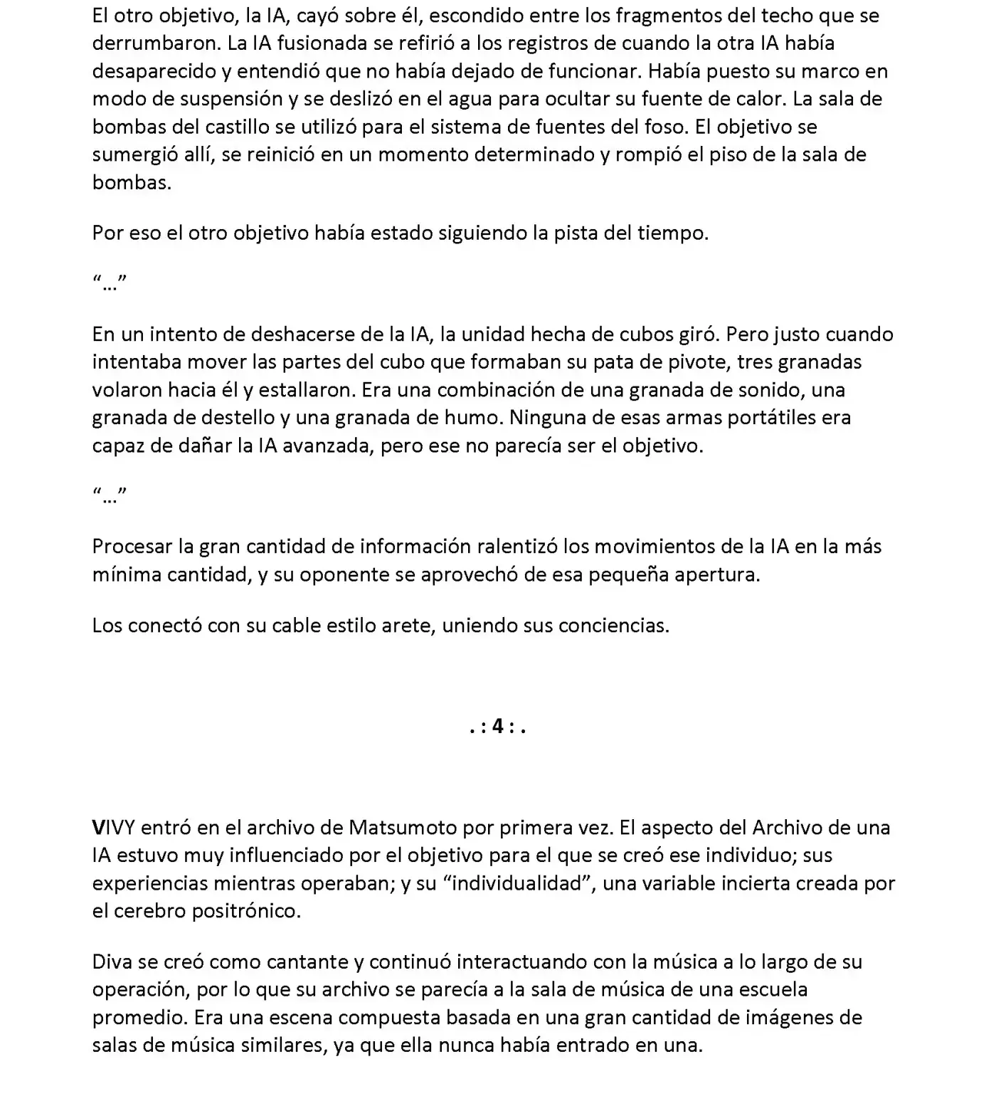 Vivy: Fluorite Eye's Song (Novela) - Capítulo 31.03 - Página 5 - LectorTMOo