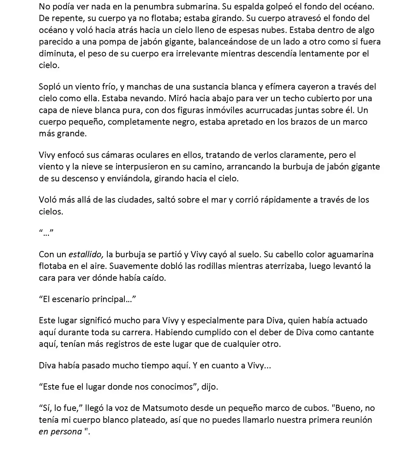 Vivy: Fluorite Eye's Song (Novela) - Capítulo 31.04 - Página 8 - LectorTMOo