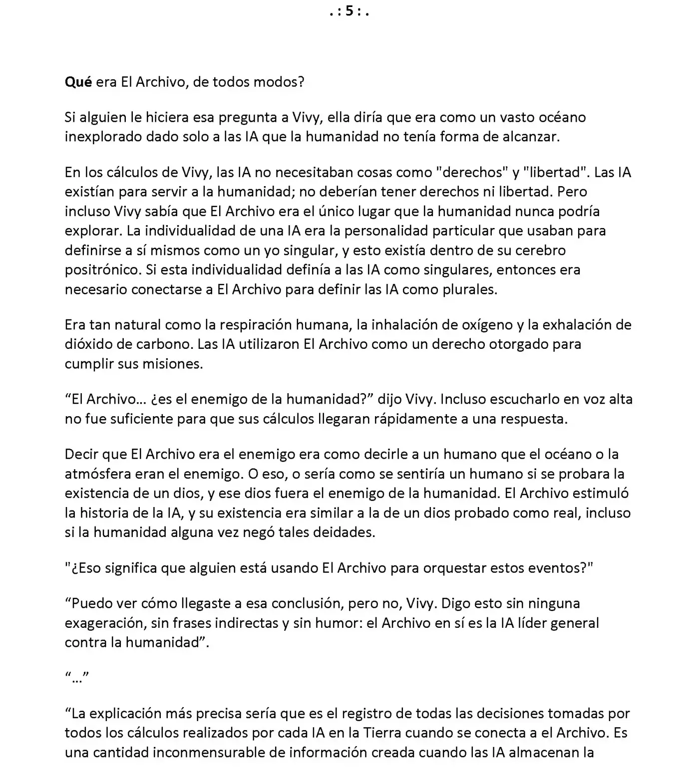 Vivy: Fluorite Eye's Song (Novela) - Capítulo 31.05 - Página 2 - LectorTMOo