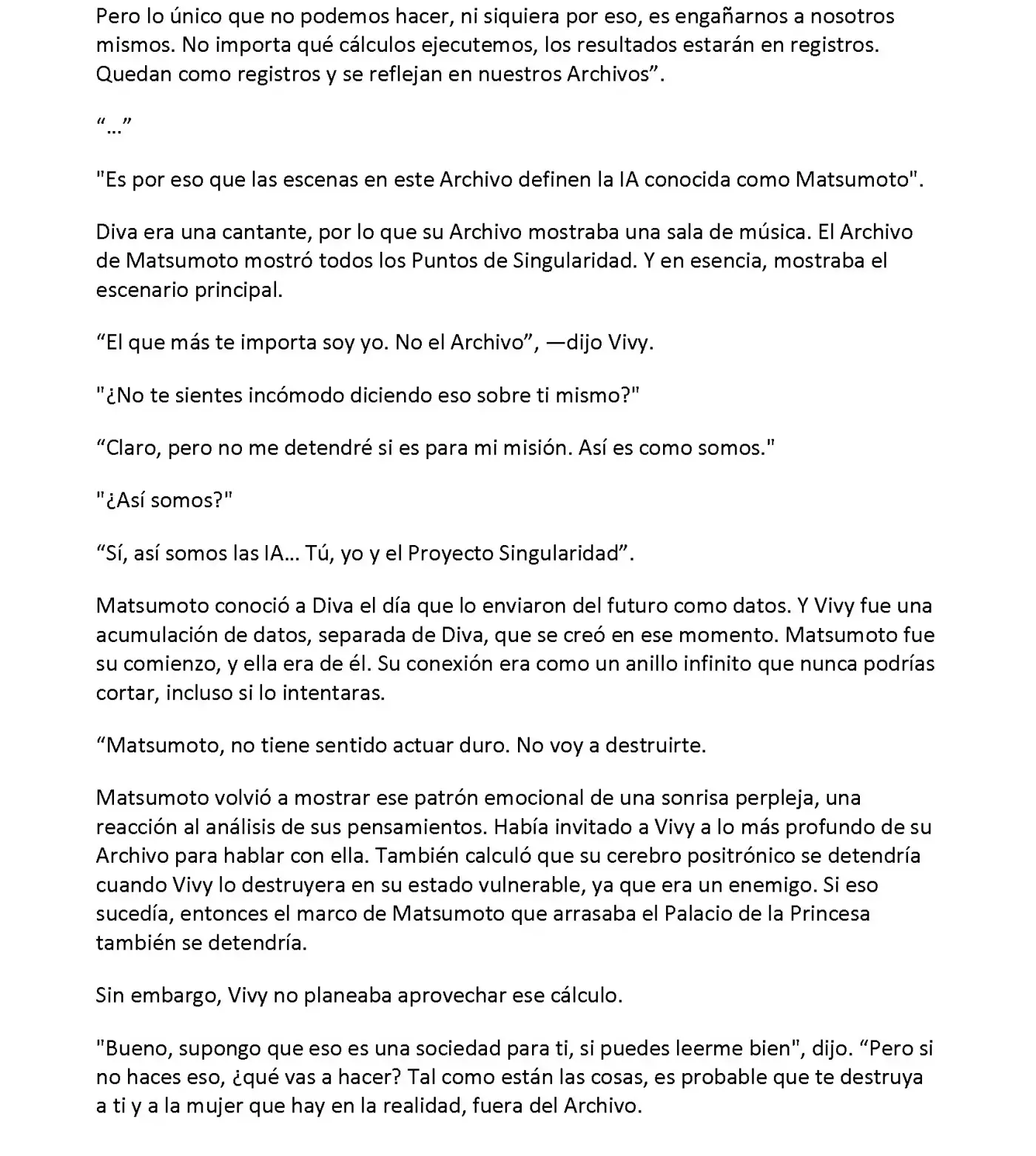 Vivy: Fluorite Eye's Song (Novela) - Capítulo 31.05 - Página 5 - LectorTMOo