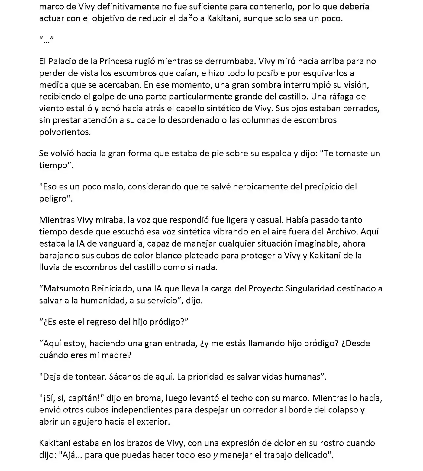 Vivy: Fluorite Eye's Song (Novela) - Capítulo 31.06 - Página 4 - LectorTMOo
