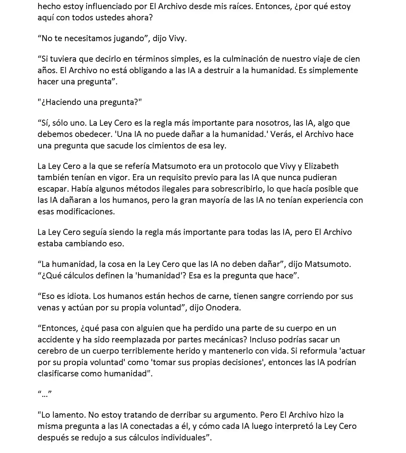 Vivy: Fluorite Eye's Song (Novela) - Capítulo 32.02 - Página 6 - LectorTMOo