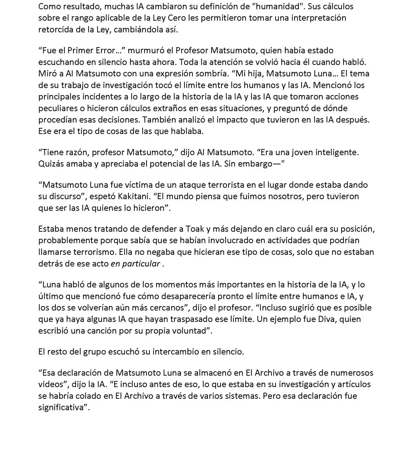 Vivy: Fluorite Eye's Song (Novela) - Capítulo 32.02 - Página 7 - LectorTMOo