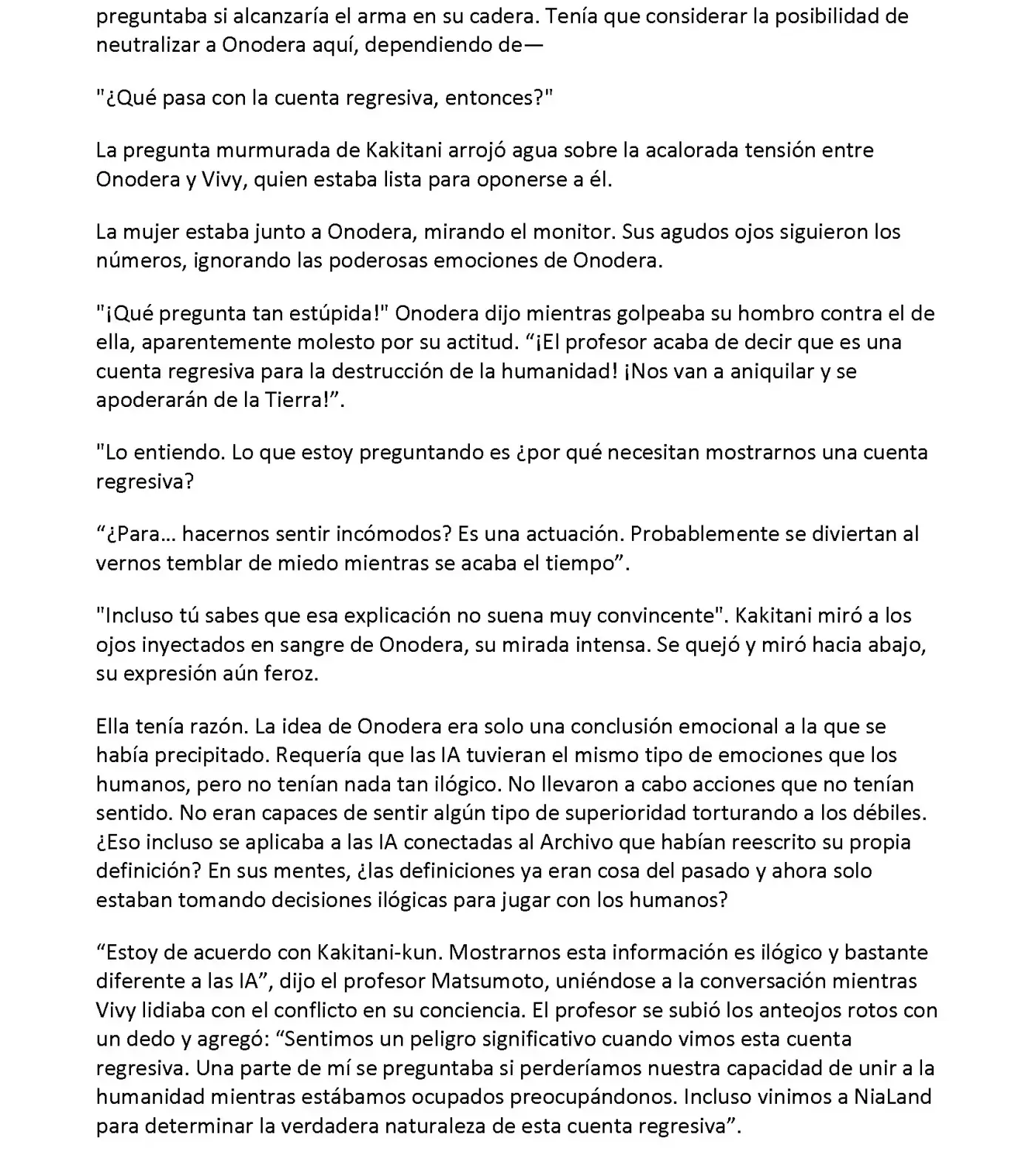 Vivy: Fluorite Eye's Song (Novela) - Capítulo 32.03 - Página 4 - LectorTMOo