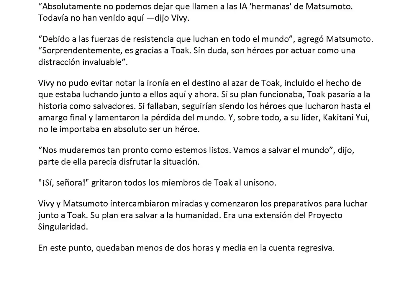 Vivy: Fluorite Eye's Song (Novela) - Capítulo 32.03 - Página 13 - LectorTMOo