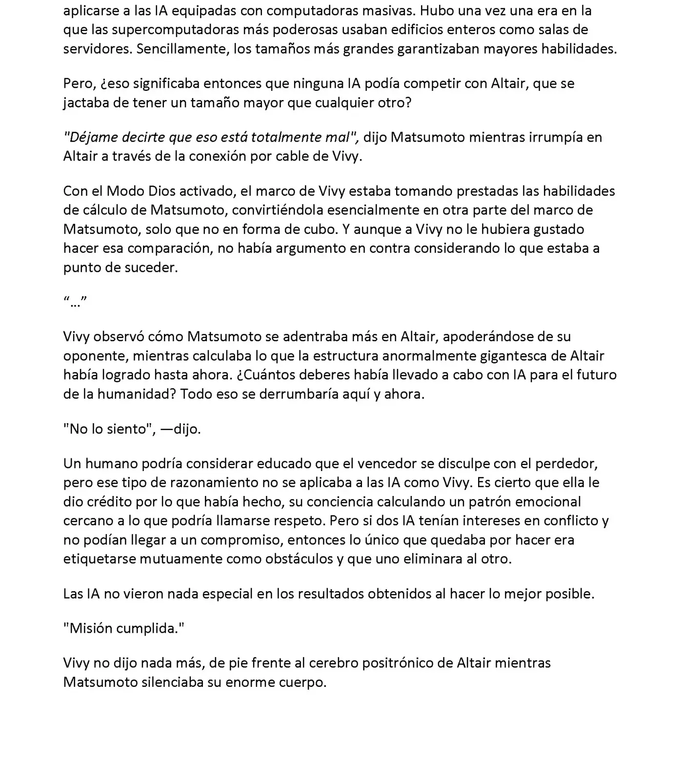 Vivy: Fluorite Eye's Song (Novela) - Capítulo 32.05 - Página 15 - LectorTMOo